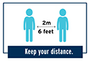 Icon for keep your distance