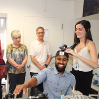 RRI trainees teach older adults about brain research