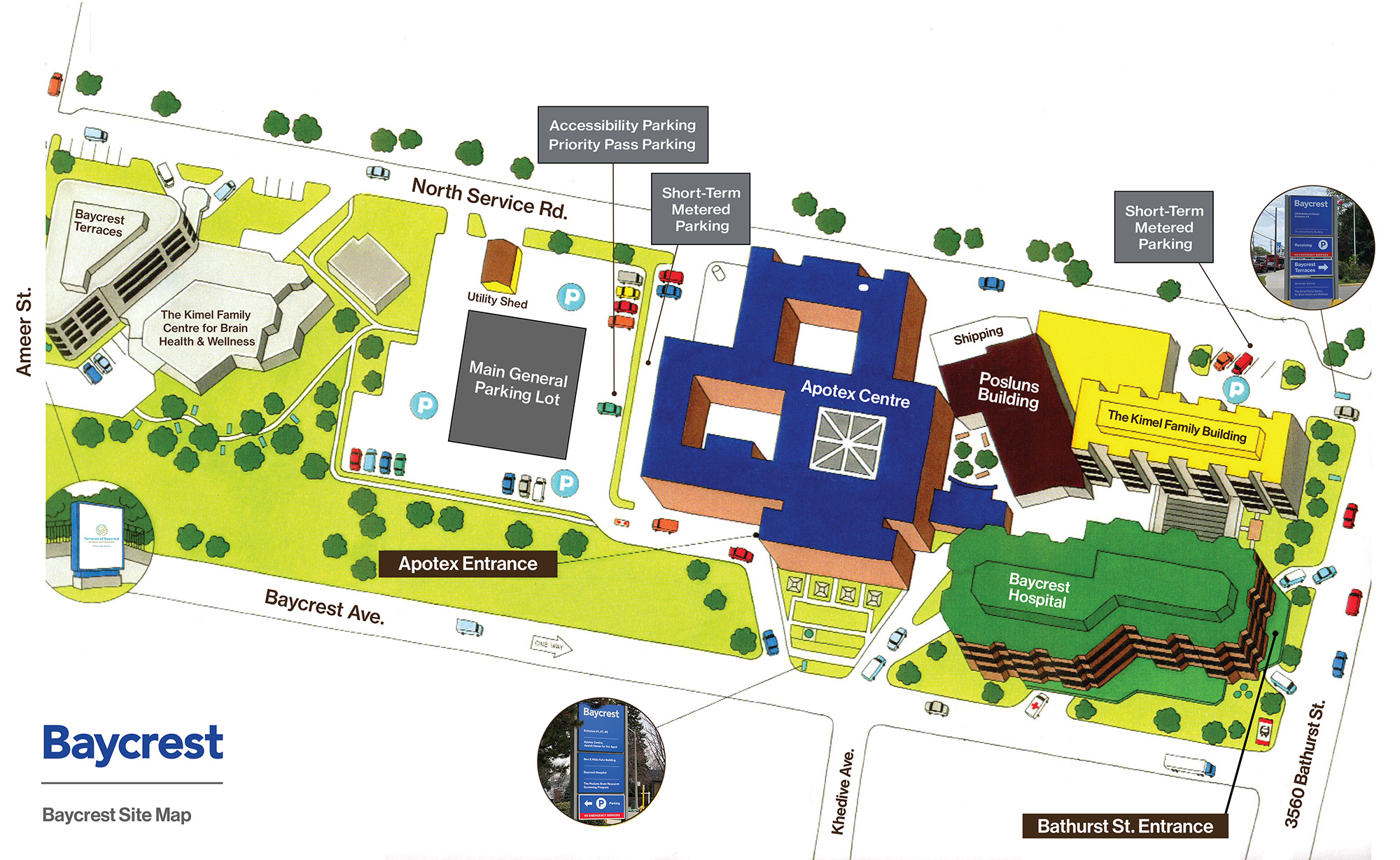 Baycrest Site Map